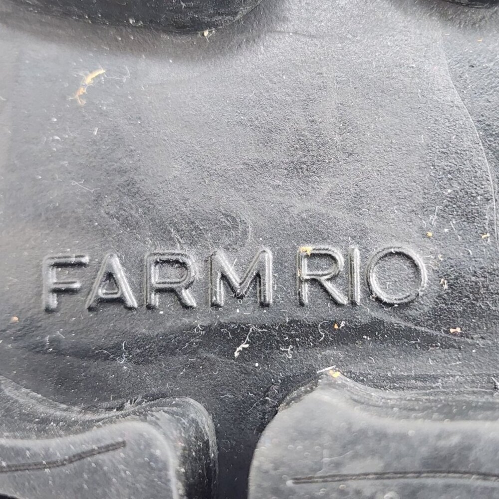 Farm Rio Black Faux Suede Calf Height Full Zip Boots, Women's 8 - Picture 10 of 15